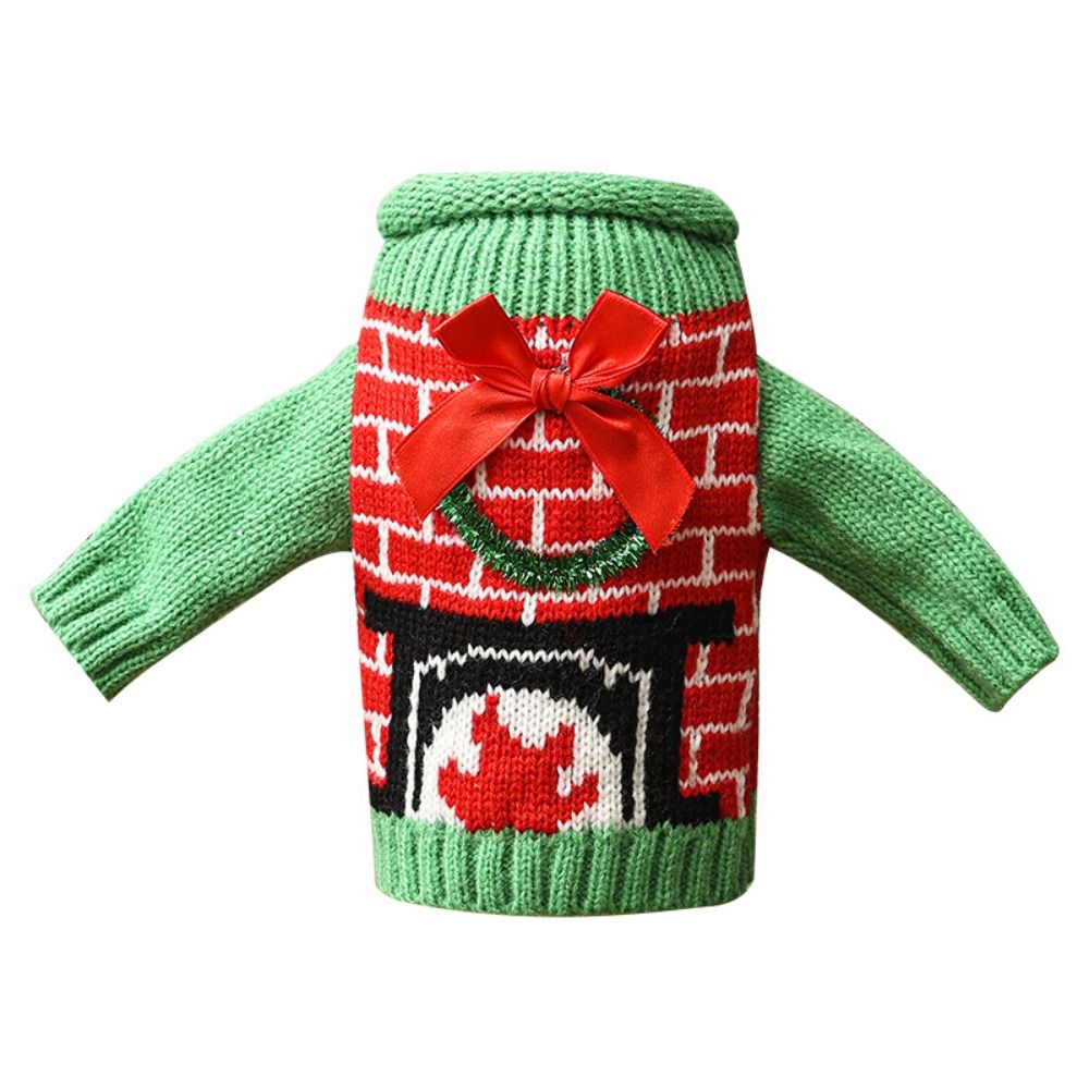 Wine Beer Hat - Elk Wine Bottle Cover Snowflake Reusable