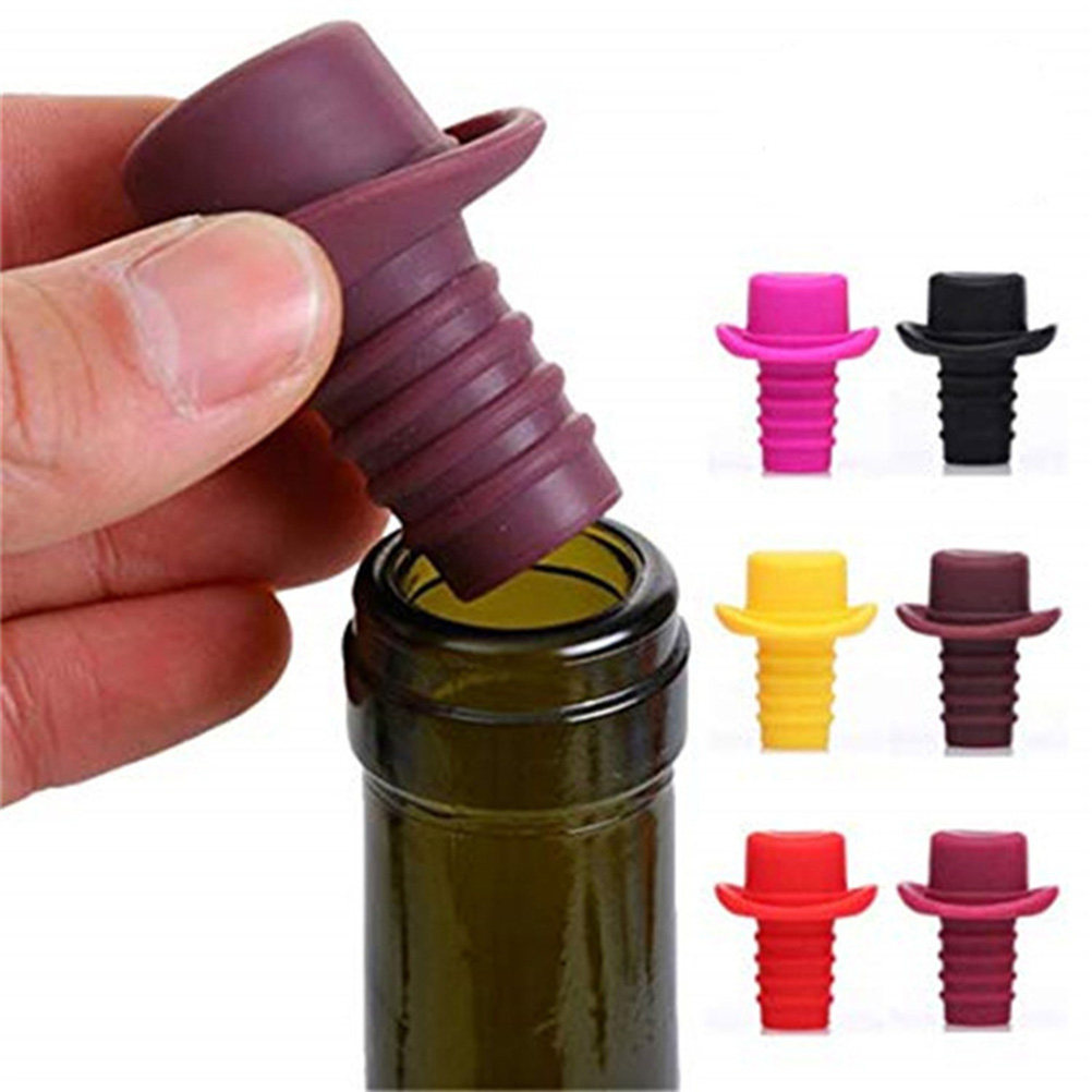 5Pcs Premium Silicone Bottle S - Wine Beer Hat 评论和价格