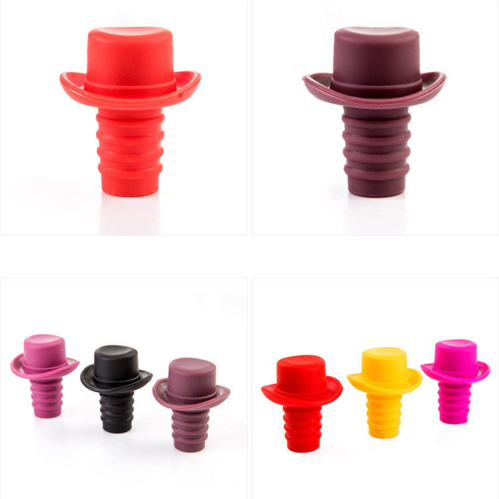 5Pcs Premium Silicone Bottle S - Wine Beer Hat 评论和价格