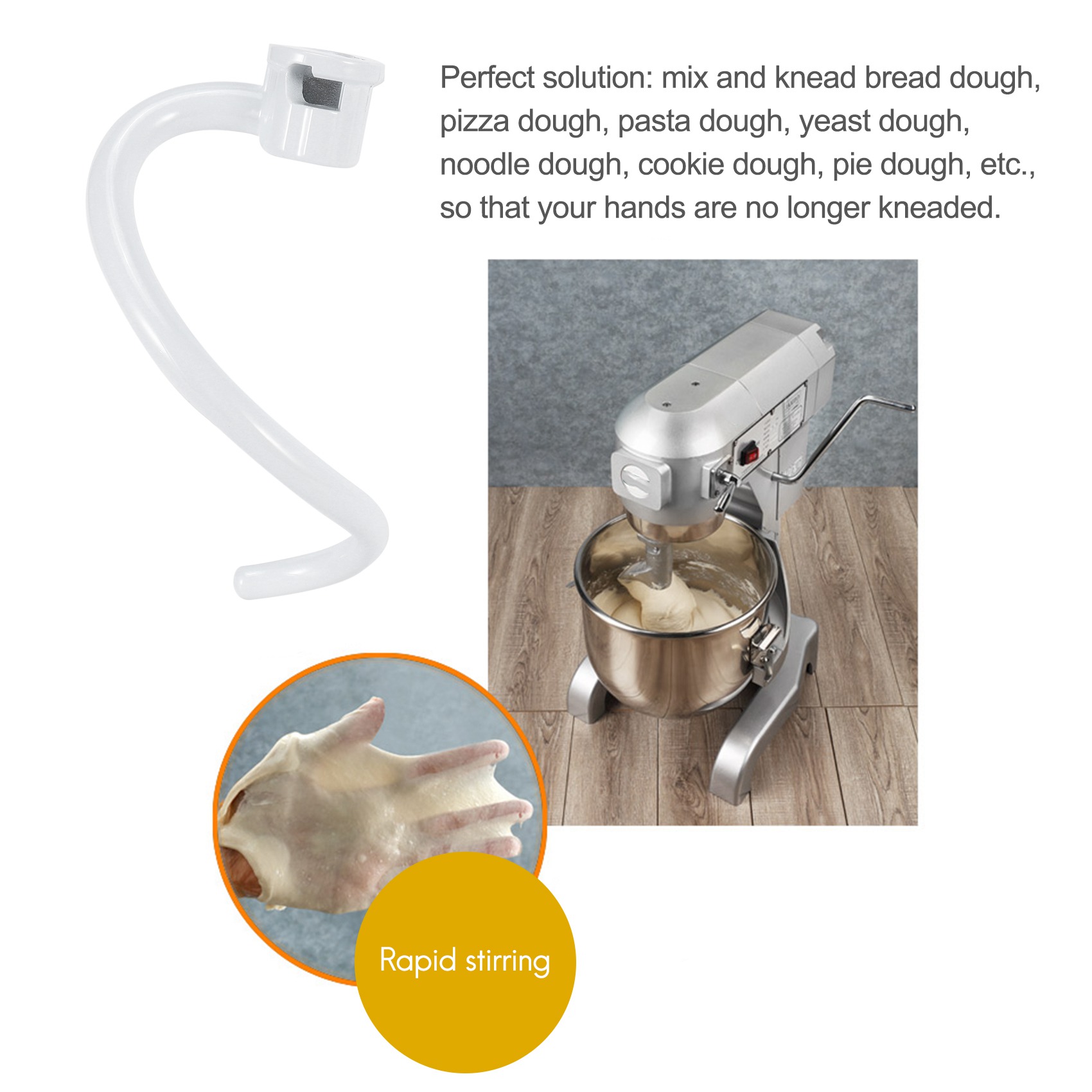 TAIGH-Spiral Dough Hook Replac - Kitchenaid Mixer Pro 600 评论和价格