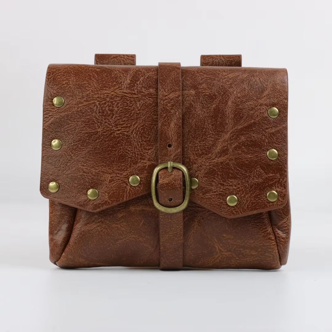 Viking Retro Pu Leather Waist  - Cocktail Shaker Set 评论和价格