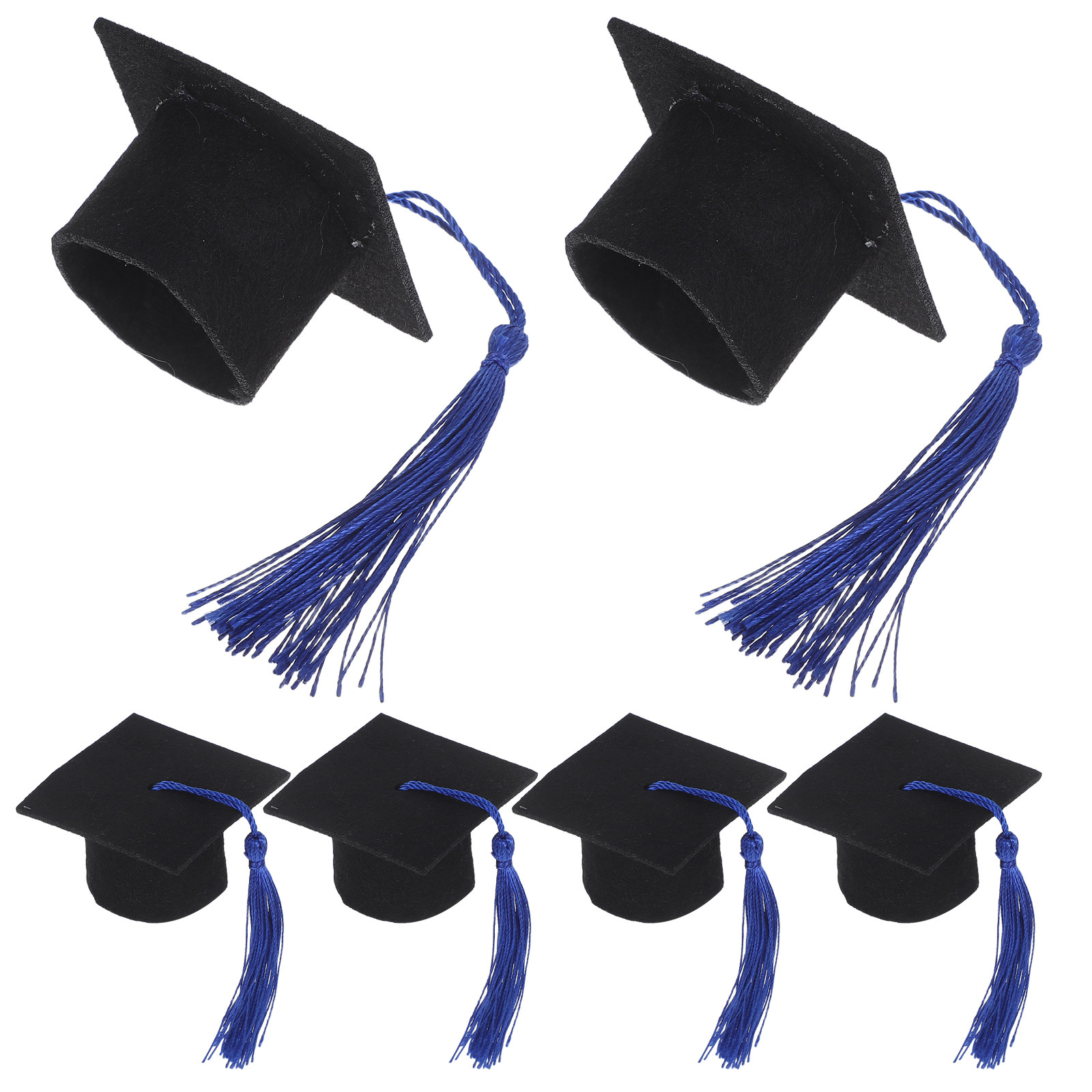 6Pcs Mini Doctoral Hat Wine Bo - Wine Beer Hat 评论和价格