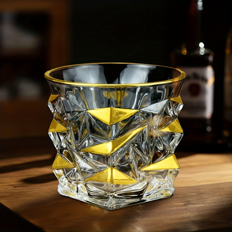 Whiskey Glass Gold Line Wine W - Whisky Beer And Wine 评论和价格