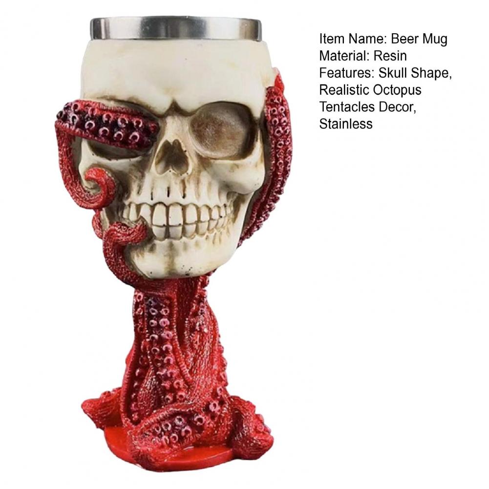 Party Wine Cup Novelty Skull B - Whisky Beer And Wine 评论和价格