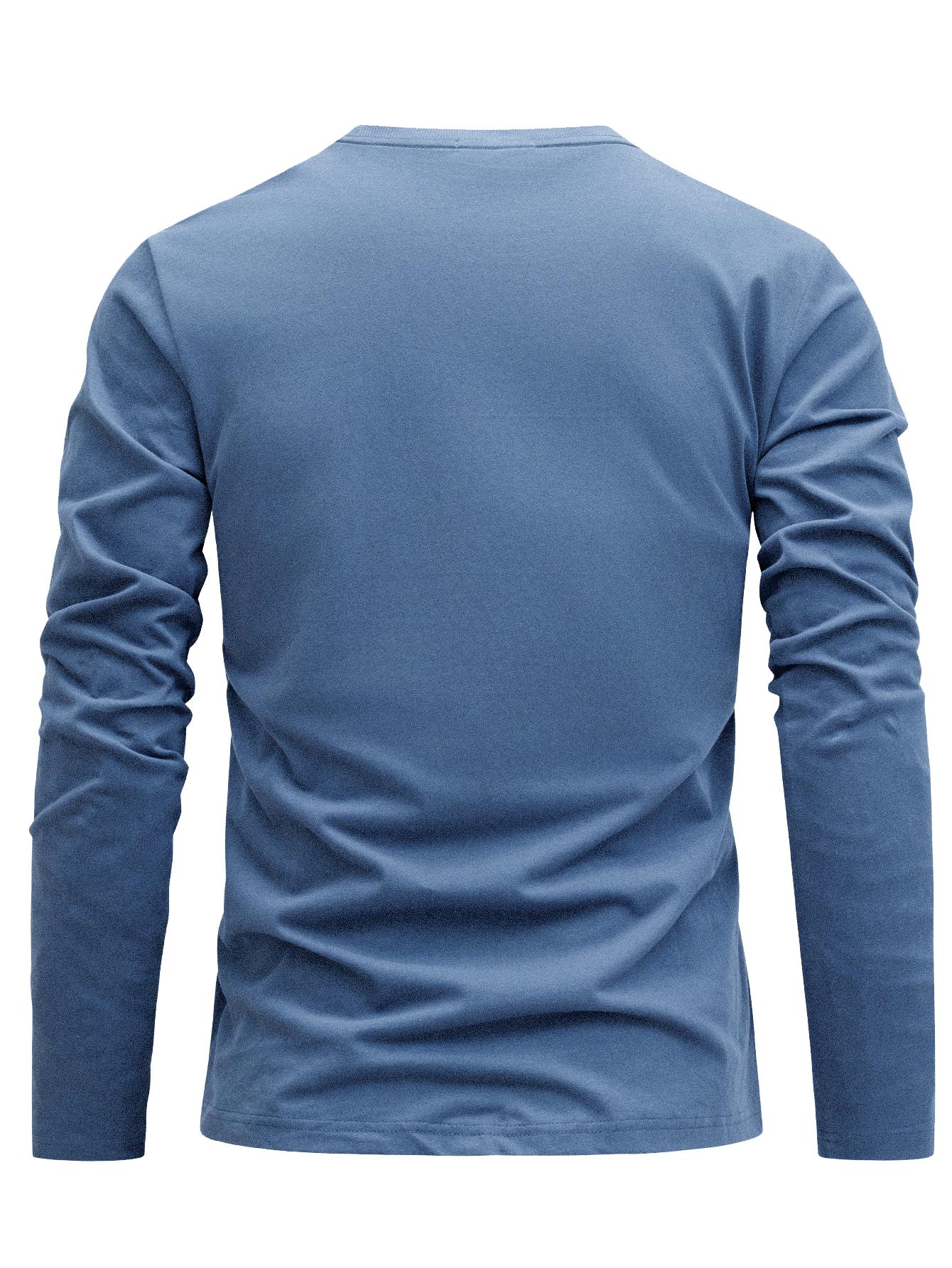 Men 100% Cotton Long Sleeve T  - Wine & Beer Guayaquil 评论和价格